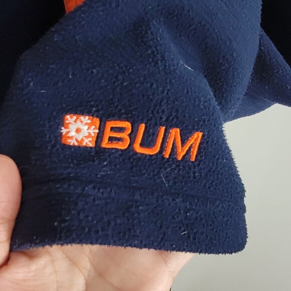BUM Men's Navy Blue Vintage Full Zip Sports Softshell 90s Reissue Jacket Size 48 - Picture 4 of 14